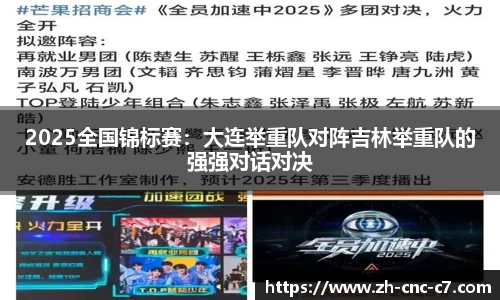 2025全国锦标赛：大连举重队对阵吉林举重队的强强对话对决